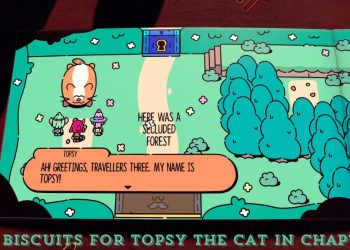 Plucky Squire Chapitre 2 : Localisez les biscuits de Topsy Cat