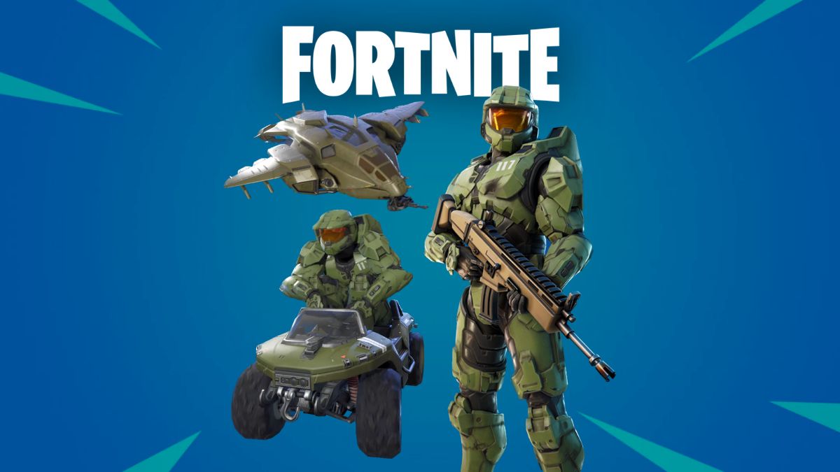 Le skin Master Chief de Fortnite revient avec une mise à jour du style noir mat