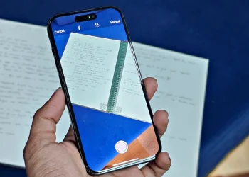 Numériser des documents directement dans WhatsApp sur iPhone