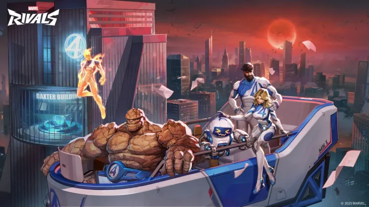 Les Quatre Fantastiques arrivent sur Marvel Rivals Reveler lart.webp