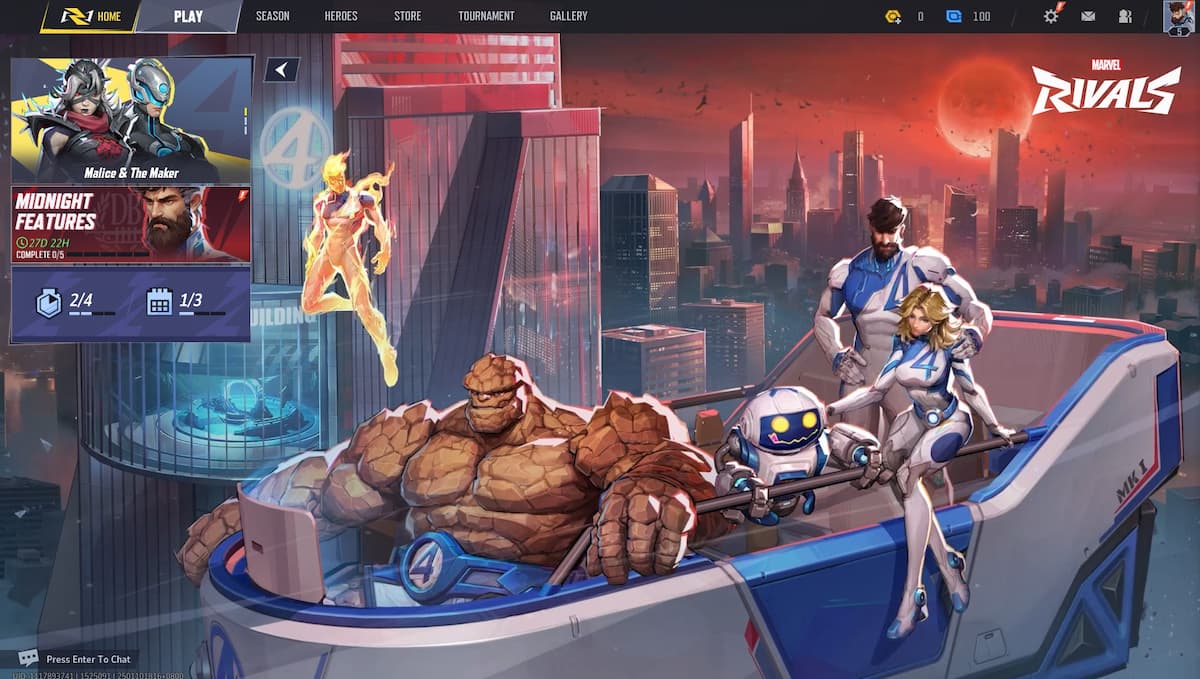 Tous les skins du Battle Pass de la saison 1 de Marvel Rivals
