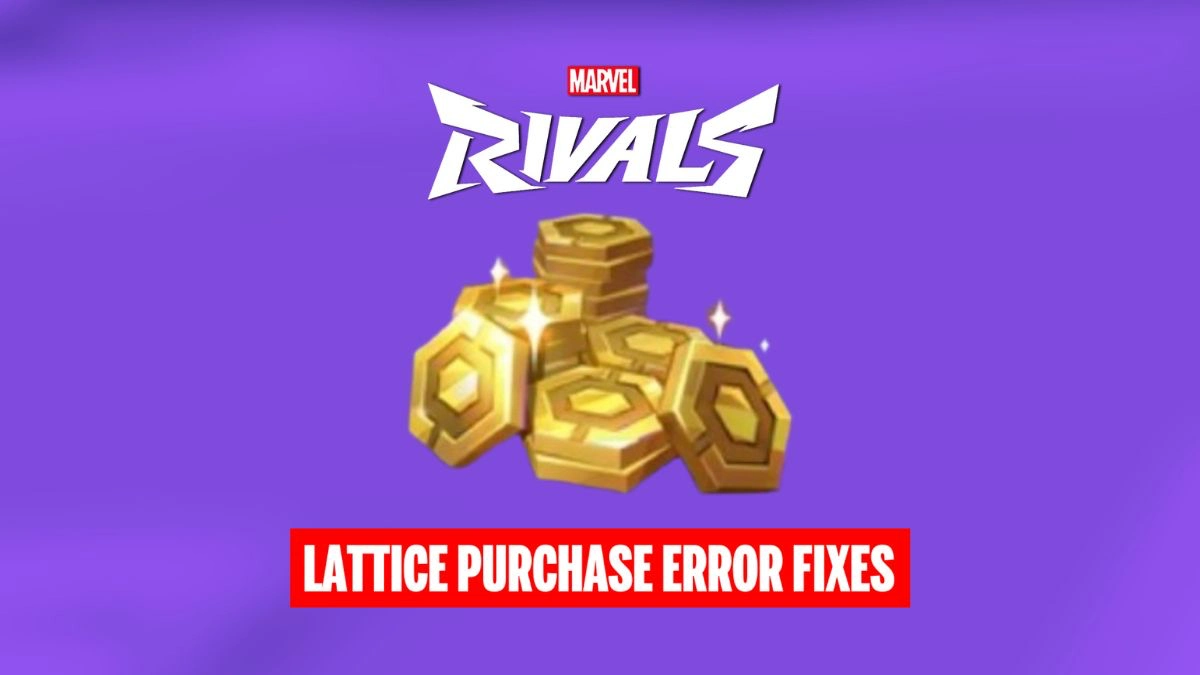 Vous ne pouvez pas acheter de treillis dans Marvel Rivals ? Voici comment corriger l&rsquo;erreur d&rsquo;achat de treillis