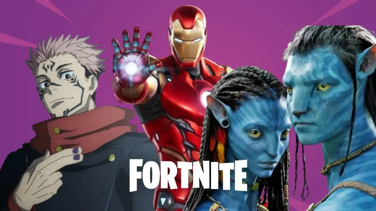 Fuite massive Fortnite : Iron Man personnalisable, Avatar Banshees et skins JJK