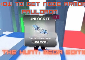 Comment obtenir l&rsquo;armure de nœud Pauldrons dans la Hunt Mega Edition Roblox