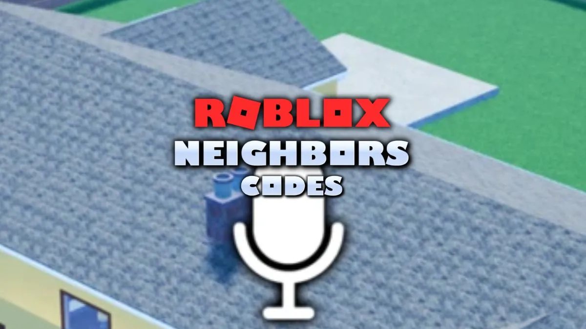 Codes de voisins de Roblox (avril 2025)