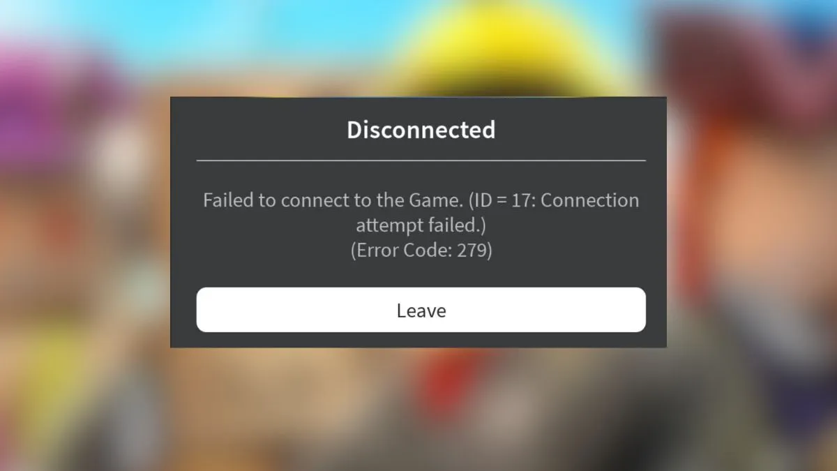 Comment corriger le code d&rsquo;erreur Roblox 279 ?
