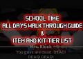 Guide de la procédure de temps d’école ROBLOX – Liste des niveaux de kit, guide d’articles et plus